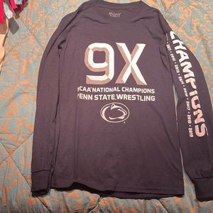 Penn State woman’s wrestling championship T-shirts longsleeve
